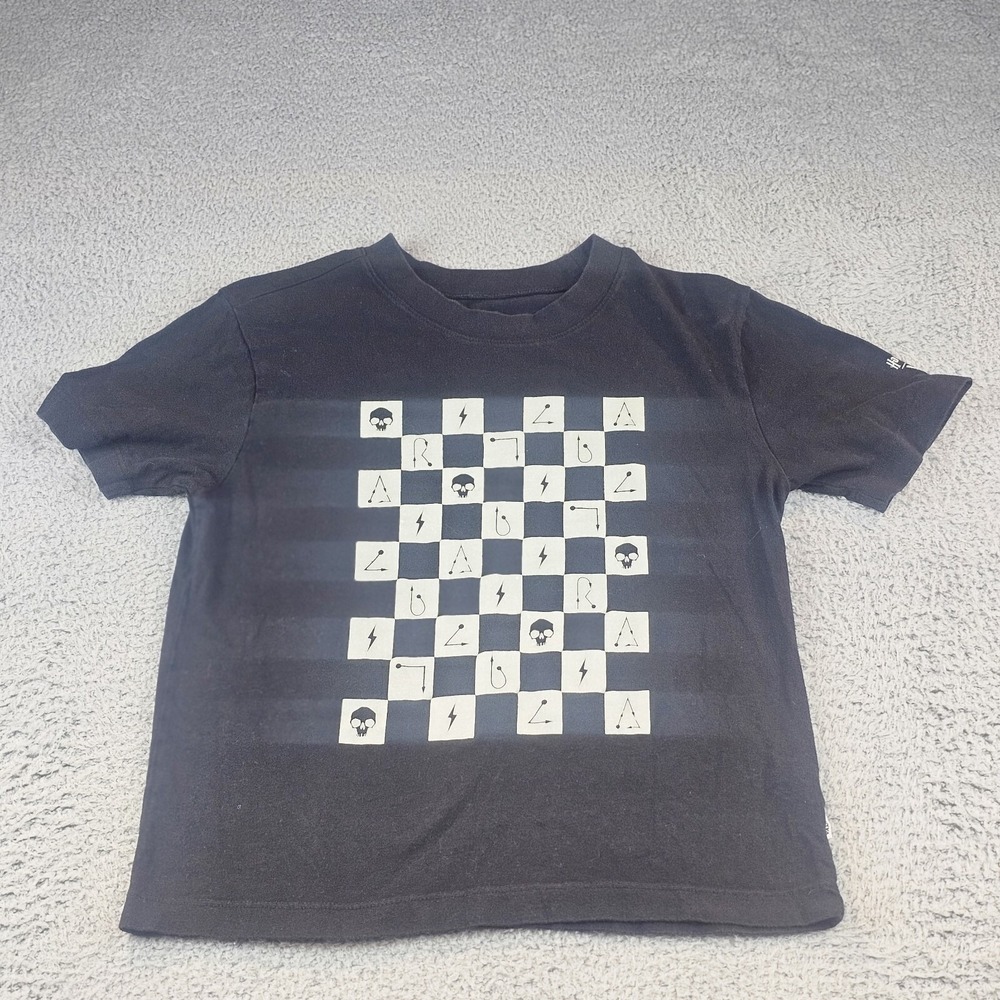 Vans Harry Potter Womens Medium T Shirt Ruins Chessboard Dark Arts Black